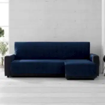 Velvet Quilt Chaise Longue Rechts