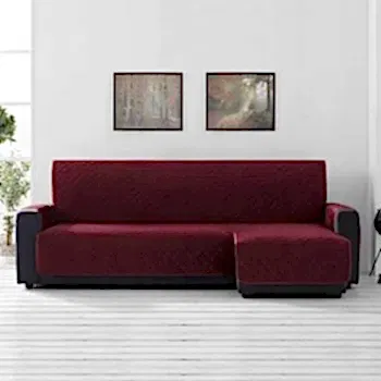 Velvet Quilt Chaise Longue Rechts